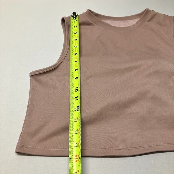 KLASSY NETWORK Women's Halter Brami Crop Top Size L Blush Pink - Picture 3 of 8
